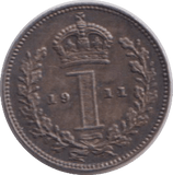 1911 MAUNDY ONE PENNY ( UNC ) - MAUNDY ONE PENNY - Cambridgeshire Coins