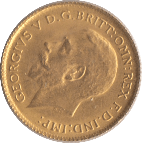 1912 GOLD HALF SOVEREIGN ( AUNC ) - HALF SOVEREIGN - Cambridgeshire Coins
