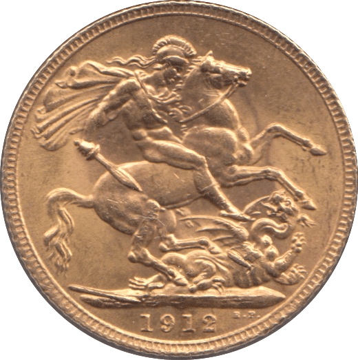 1912 GOLD SOVEREIGN ( UNC ) - SOVEREIGN - Cambridgeshire Coins