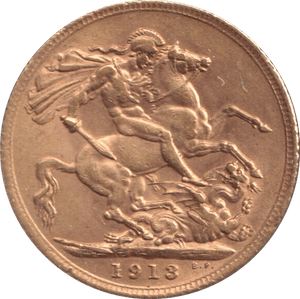 1913 GOLD SOVEREIGN ( EF ) - SOVEREIGN - Cambridgeshire Coins