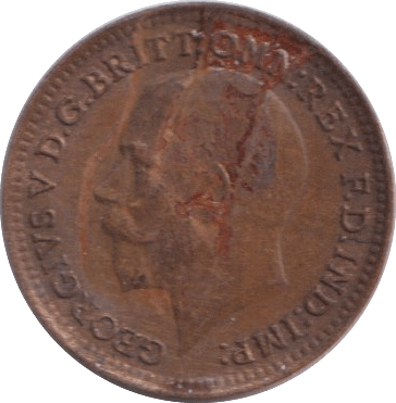 1913 THIRD FARTHING ( GVF ) - One Third Farthing - Cambridgeshire Coins