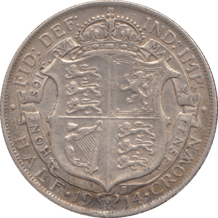 1914 HALFCROWN ( GVF ) - HALFCROWN - Cambridgeshire Coins