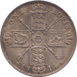 1914 SILVER FLORIN ( VF ) - FLORIN - Cambridgeshire Coins