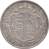 1915 HALFCROWN ( GVF ) - Halfcrown - Cambridgeshire Coins