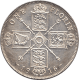 1916 FLORIN ( AUNC ) - FLORIN - Cambridgeshire Coins