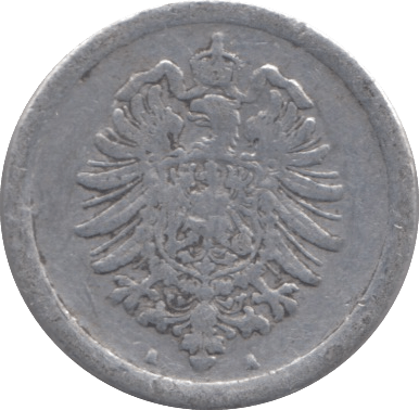 1917 1 PFENNIG GERMANY - SILVER WORLD COINS - Cambridgeshire Coins