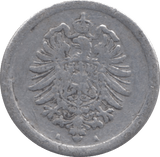 1917 1 PFENNIG GERMANY - SILVER WORLD COINS - Cambridgeshire Coins