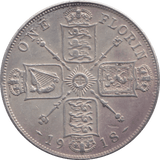 1918 FLORIN ( EF ) - FLORIN - Cambridgeshire Coins