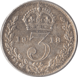 1918 MAUNDY THREEPENCE ( UNC ) - MAUNDY THREEPENCE - Cambridgeshire Coins