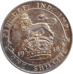 1918 SHILLING ( EF ) - SHILLING - Cambridgeshire Coins