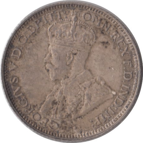 1918 SIXPENCE BRITISH WEST AFRICA - SILVER WORLD COINS - Cambridgeshire Coins