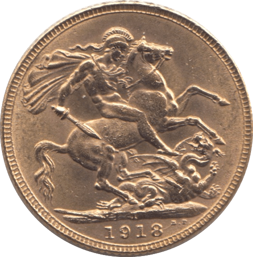 1918 SOVEREIGN ( AUNC ) BOMBAY MINT - Sovereign - Cambridgeshire Coins