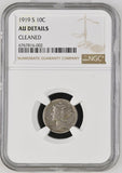 1919 SILVER DIME USA SAN FRANCISCO NGC - NGC CERTIFIED COINS - Cambridgeshire Coins