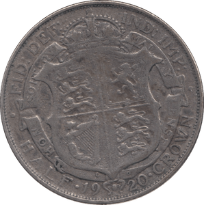 1920 HALFCROWN ( FINE ) - Halfcrown - Cambridgeshire Coins