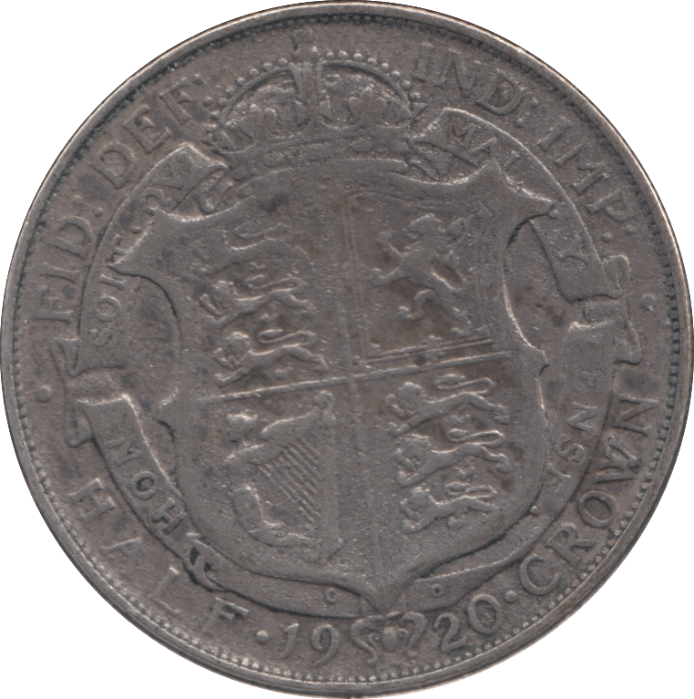 1920 HALFCROWN ( FINE ) - Halfcrown - Cambridgeshire Coins