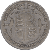 1920 HALFCROWN ( FINE ) - Halfcrown - Cambridgeshire Coins