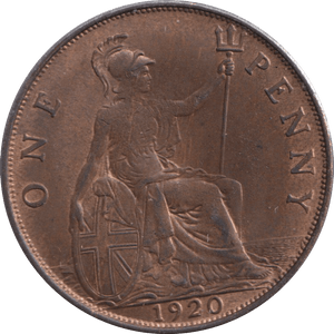 1920 PENNY ( VF ) - PENNY - Cambridgeshire Coins