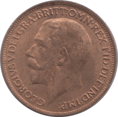 1921 FARTHING ( UNC ) - Farthing - Cambridgeshire Coins