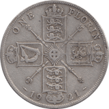 1921 FLORIN ( FINE ) - FLORIN - Cambridgeshire Coins