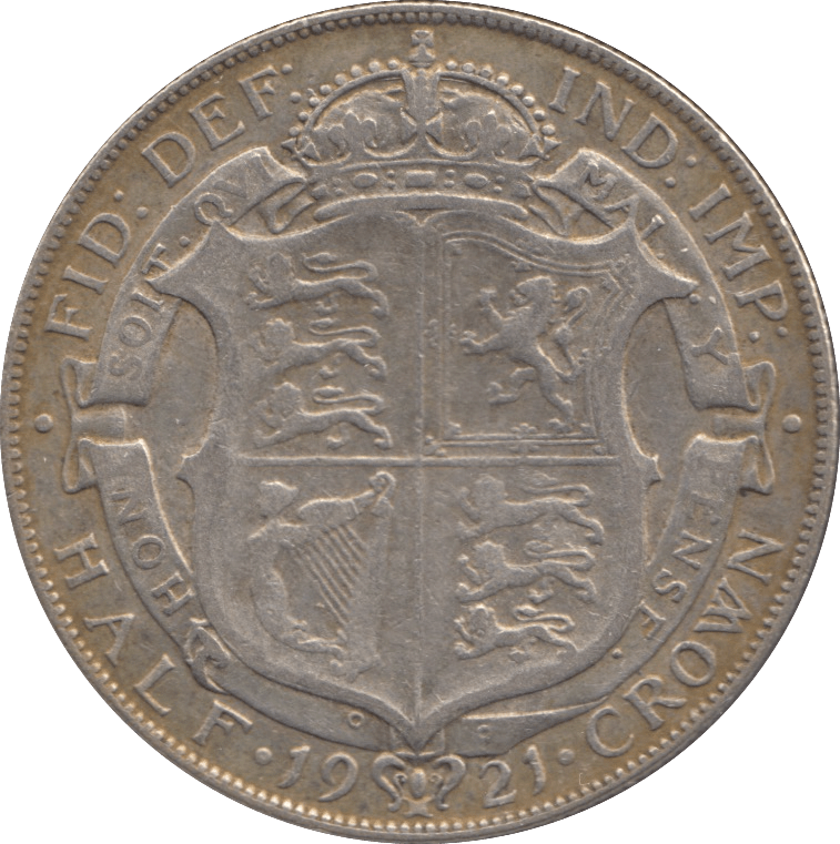 1921 HALFCROWN ( GF ) - Halfcrown - Cambridgeshire Coins