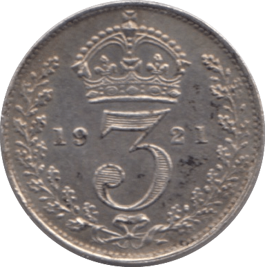 1921 MAUNDY THREEPENCE ( UNC ) - MAUNDY THREEPENCE - Cambridgeshire Coins