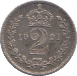 1921 MAUNDY TWOPENCE ( UNC ) - MAUNDY TWOPENCE - Cambridgeshire Coins