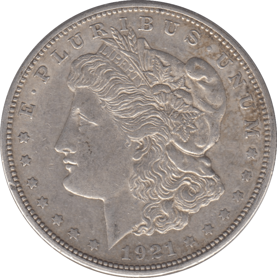 1921 SILVER MORGAN DOLLAR DENVER MINT - SILVER WORLD COINS - Cambridgeshire Coins