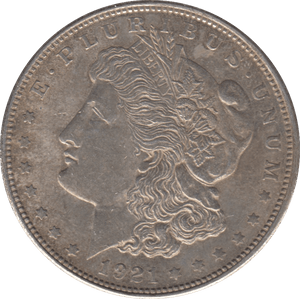 1921 SILVER MORGAN DOLLAR PHILADELPHIA MINT - SILVER WORLD COINS - Cambridgeshire Coins