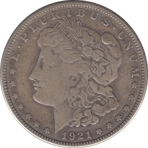 1921 SILVER MORGAN DOLLAR SAN FRANCISCO MINT - SILVER WORLD COINS - Cambridgeshire Coins