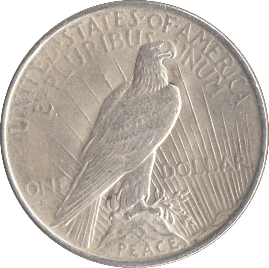 1922 SILVER PEACE DOLLAR USA PHILADELPHIA MINT - SILVER WORLD COINS - Cambridgeshire Coins