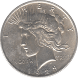 1923 PEACE DOLLAR USA PHILADELPHIA MINT - SILVER WORLD COINS - Cambridgeshire Coins