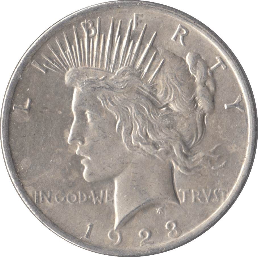 1923 SILVER PEACE DOLLAR USA PHILADELPHIA MINT - SILVER WORLD COINS - Cambridgeshire Coins