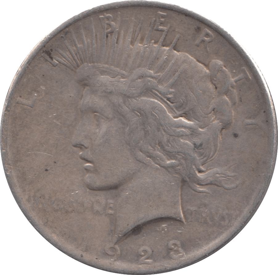 1923 SILVER PEACE DOLLAR USA PHILADELPHIA MINT - SILVER WORLD COINS - Cambridgeshire Coins