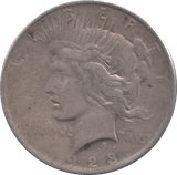 1923 SILVER PEACE DOLLAR USA PHILADELPHIA MINT - SILVER WORLD COINS - Cambridgeshire Coins