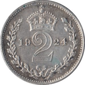 1924 MAUNDY TWOPENCE ( UNC ) - MAUNDY TWOPENCE - Cambridgeshire Coins