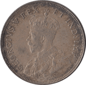1924 SHILLING EAST AFRICA - SILVER WORLD COINS - Cambridgeshire Coins