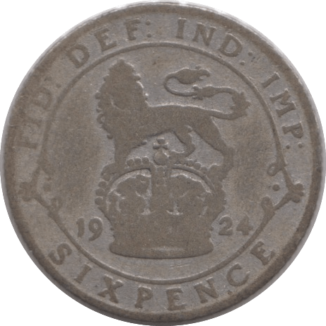 1924 SIXPENCE ( NF ) - Sixpence - Cambridgeshire Coins