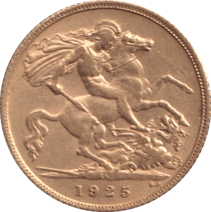 1925 GOLD HALF SOVEREIGN ( EF ) PRETORIA MINT - HALF SOVEREIGN - Cambridgeshire Coins