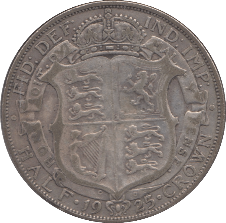 1925 HALFCROWN ( FINE ) - HALFCROWN - Cambridgeshire Coins