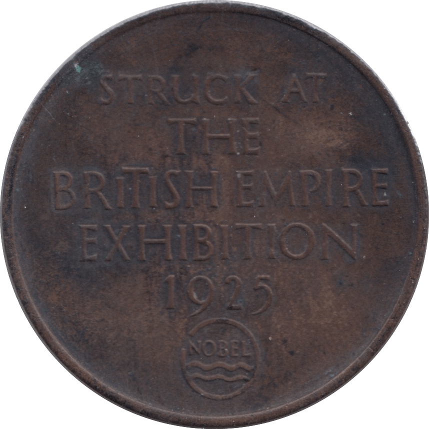 1925 NOBEL INDUSTRIES BRITISH EMPIRE EXHIBITION MEDAL - MEDALS & MEDALLIONS - Cambridgeshire Coins