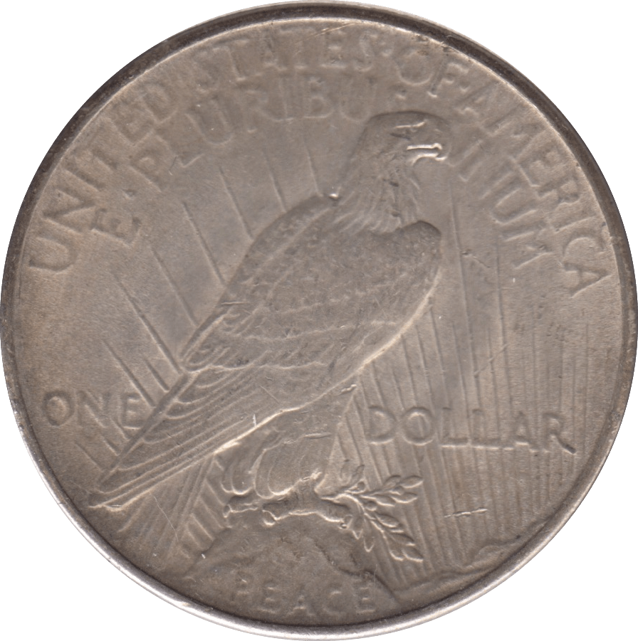 1925 SILVER PEACE DOLLAR PHILADELPHIA MINT A - SILVER WORLD COINS - Cambridgeshire Coins
