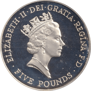 1926 FIVE POUNDS QUEEN ELIZABETH - SILVER WORLD COINS - Cambridgeshire Coins