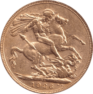 1926 GOLD SOVEREIGN ( AUNC ) - SOVEREIGN - Cambridgeshire Coins