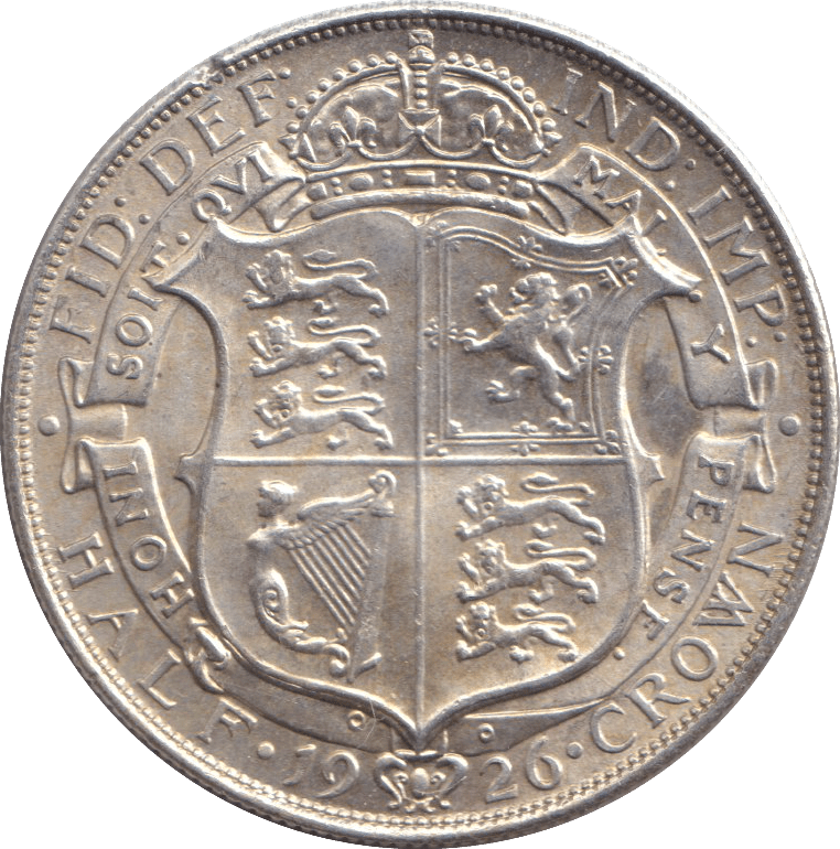 1926 HALFCROWN ( UNC ) - HALFCROWN - Cambridgeshire Coins