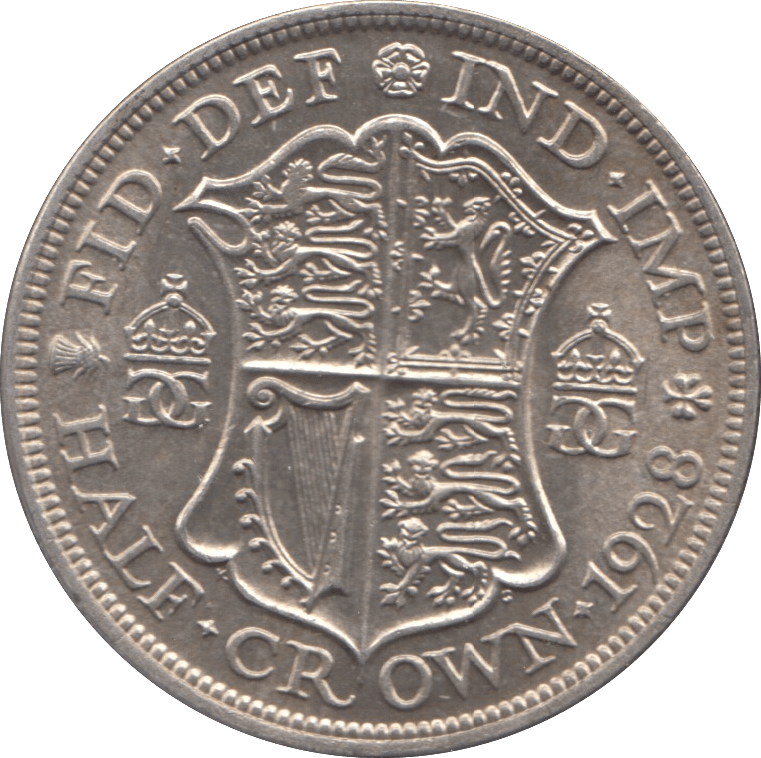 1928 HALFCROWN ( AUNC ) - HALFCROWN - Cambridgeshire Coins