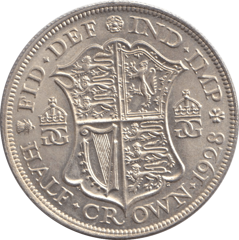 1928 HALFCROWN ( UNC ) - HALFCROWN - Cambridgeshire Coins