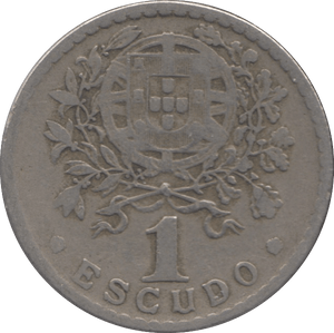 1928 ONE ESCUDO PORTUGAL - WORLD COINS - Cambridgeshire Coins