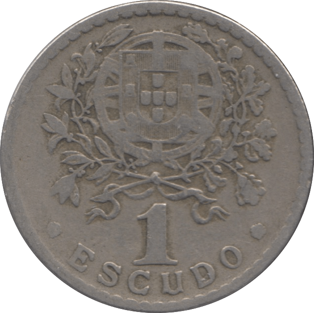 1928 ONE ESCUDO PORTUGAL - WORLD COINS - Cambridgeshire Coins