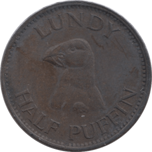 1929 HALF PUFFIN LUNDY - WORLD COINS - Cambridgeshire Coins