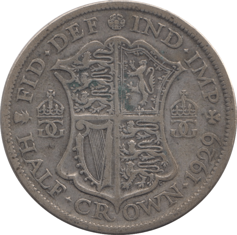 1929 HALFCROWN ( FINE ) - Halfcrown - Cambridgeshire Coins